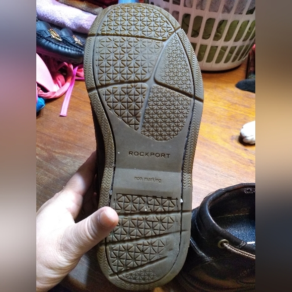 Men's Rockport Brown Boat Shoes, Loafers, Size 8.5, EUR 42, Leather Uppe… - Picture 8 of 12